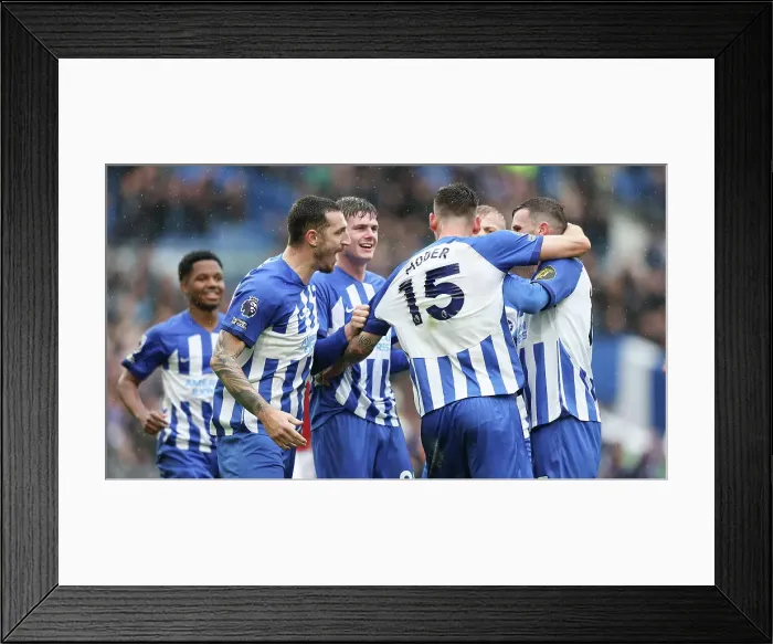 Framed Print : Brighton and Hove Albion v Nottingham Forest Premier League 10MAR24 Framed Print : Brighton and Hove Albion v Nottingham Forest Premier League 10MAR24