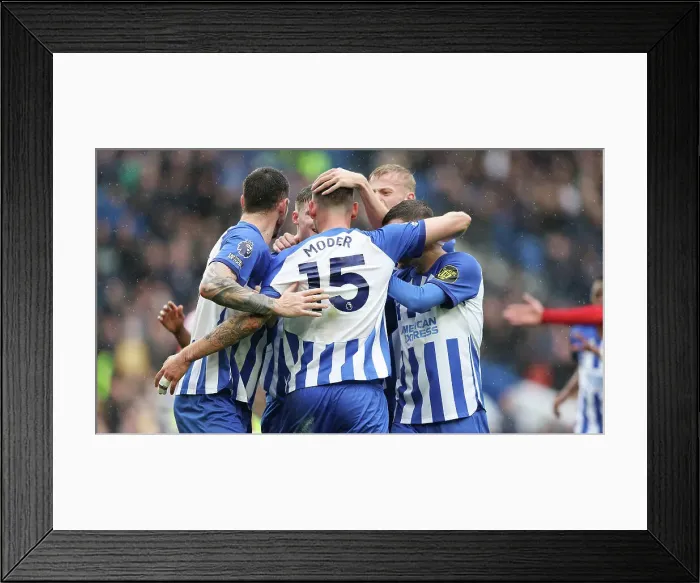 Framed Print : Brighton and Hove Albion v Nottingham Forest Premier League 10MAR24 Framed Print : Brighton and Hove Albion v Nottingham Forest Premier League 10MAR24