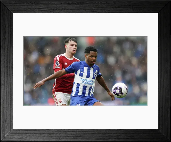 Framed Print : Brighton and Hove Albion v Nottingham Forest Premier League 10MAR24 Framed Print : Brighton and Hove Albion v Nottingham Forest Premier League 10MAR24