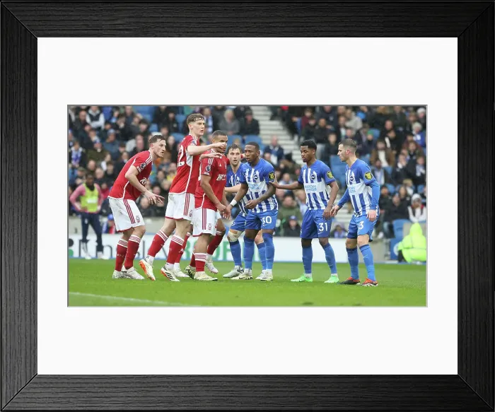 Framed Print : Brighton and Hove Albion v Nottingham Forest Premier League 10MAR24 Framed Print : Brighton and Hove Albion v Nottingham Forest Premier League 10MAR24