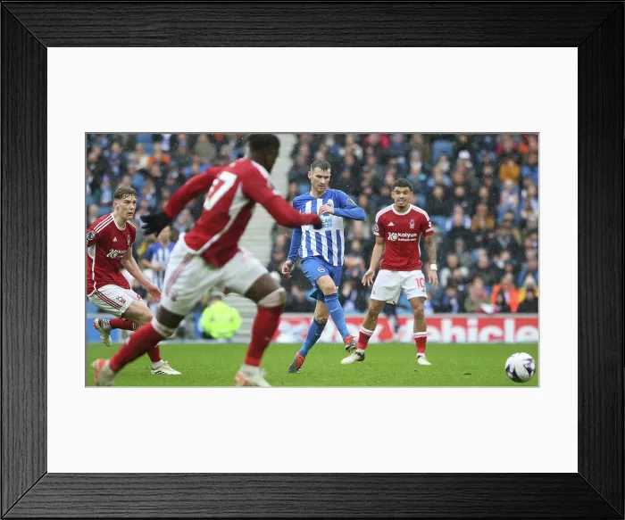 Framed Print : Brighton and Hove Albion v Nottingham Forest Premier League 10MAR24 Framed Print : Brighton and Hove Albion v Nottingham Forest Premier League 10MAR24