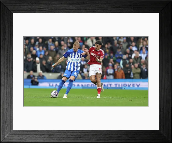 Framed Print : Brighton and Hove Albion v Nottingham Forest Premier League 10MAR24 Framed Print : Brighton and Hove Albion v Nottingham Forest Premier League 10MAR24