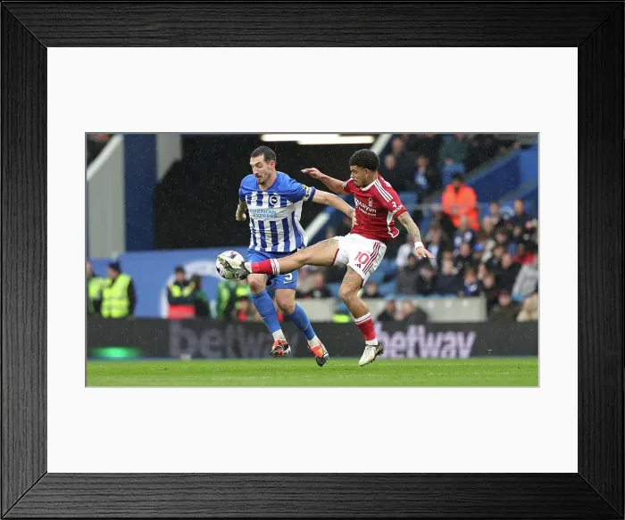 Framed Print : Brighton and Hove Albion v Nottingham Forest Premier League 10MAR24 Framed Print : Brighton and Hove Albion v Nottingham Forest Premier League 10MAR24