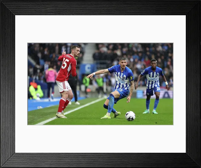 Framed Print : Brighton and Hove Albion v Nottingham Forest Premier League 10MAR24 Framed Print : Brighton and Hove Albion v Nottingham Forest Premier League 10MAR24