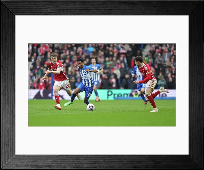 Framed Print : Brighton and Hove Albion v Nottingham Forest Premier League 10MAR24 Framed Print : Brighton and Hove Albion v Nottingham Forest Premier League 10MAR24