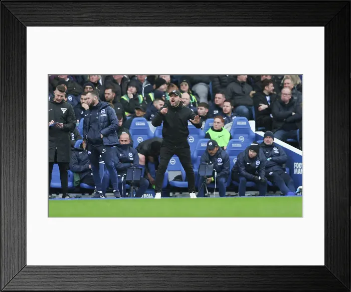 Framed Print : Brighton and Hove Albion v Nottingham Forest Premier League 10MAR24 Framed Print : Brighton and Hove Albion v Nottingham Forest Premier League 10MAR24