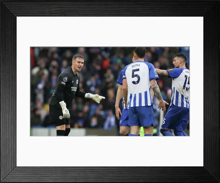 Framed Print : Brighton and Hove Albion v Nottingham Forest Premier League 10MAR24 Framed Print : Brighton and Hove Albion v Nottingham Forest Premier League 10MAR24