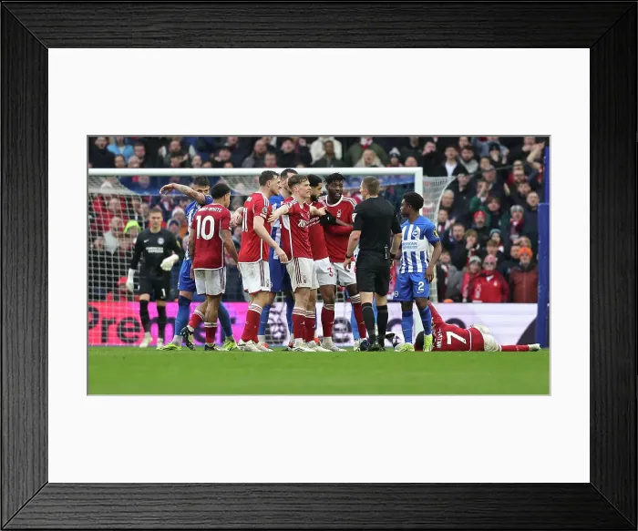 Framed Print : Brighton and Hove Albion v Nottingham Forest Premier League 10MAR24 Framed Print : Brighton and Hove Albion v Nottingham Forest Premier League 10MAR24