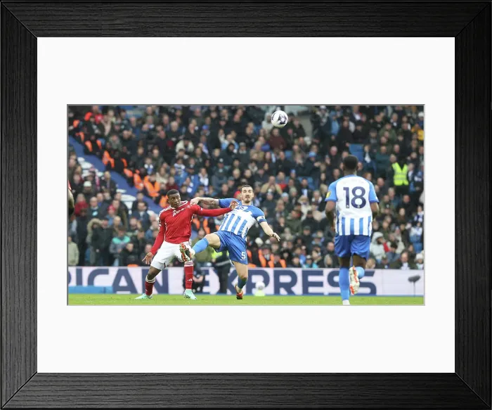 Framed Print : Brighton and Hove Albion v Nottingham Forest Premier League 10MAR24 Framed Print : Brighton and Hove Albion v Nottingham Forest Premier League 10MAR24