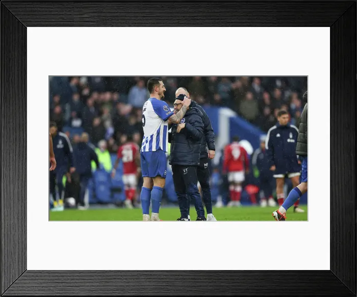 Framed Print : Brighton and Hove Albion v Nottingham Forest Premier League 10MAR24 Framed Print : Brighton and Hove Albion v Nottingham Forest Premier League 10MAR24