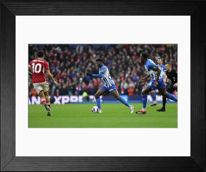 Framed Print : Brighton and Hove Albion v Nottingham Forest Premier League 10MAR24 Framed Print : Brighton and Hove Albion v Nottingham Forest Premier League 10MAR24