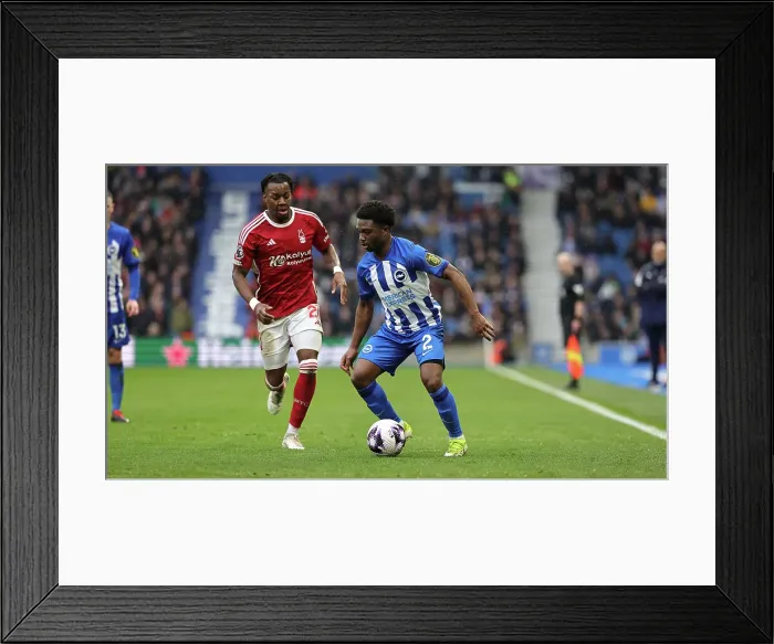 Framed Print : Brighton and Hove Albion v Nottingham Forest Premier League 10MAR24 Framed Print : Brighton and Hove Albion v Nottingham Forest Premier League 10MAR24