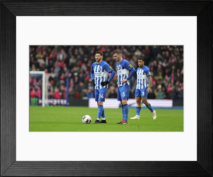 Framed Print : Brighton and Hove Albion v Nottingham Forest Premier League 10MAR24 Framed Print : Brighton and Hove Albion v Nottingham Forest Premier League 10MAR24