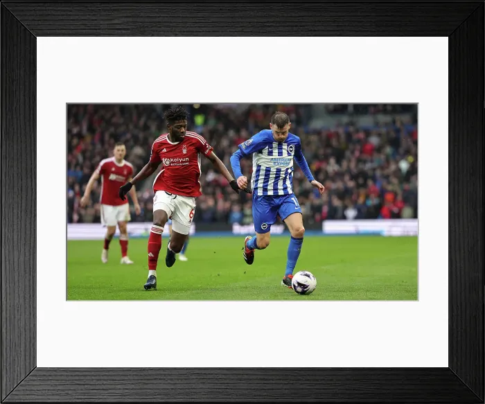 Framed Print : Brighton and Hove Albion v Nottingham Forest Premier League 10MAR24 Framed Print : Brighton and Hove Albion v Nottingham Forest Premier League 10MAR24