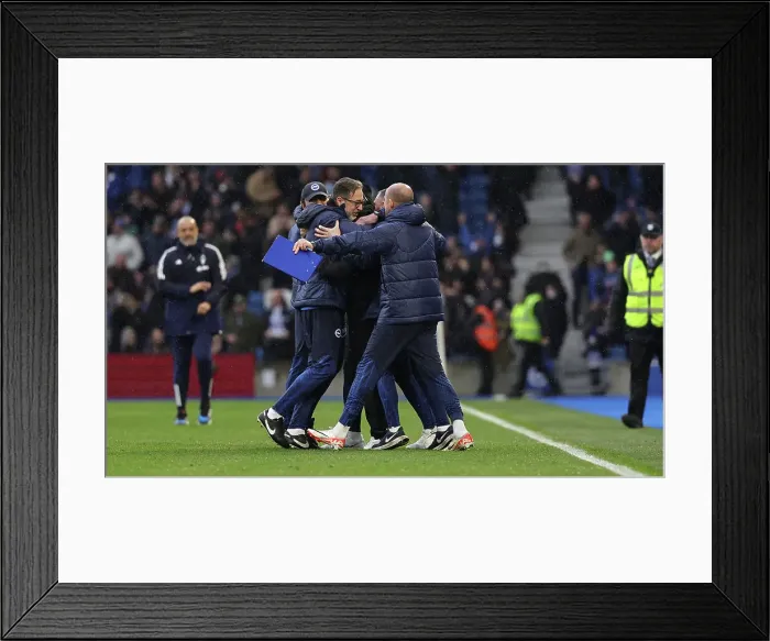 Framed Print : Brighton and Hove Albion v Nottingham Forest Premier League 10MAR24 Framed Print : Brighton and Hove Albion v Nottingham Forest Premier League 10MAR24