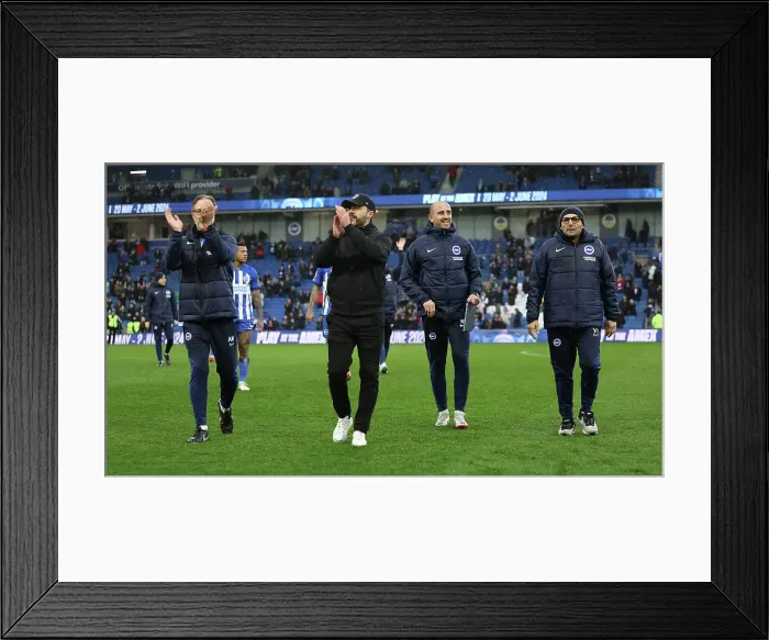 Framed Print : Brighton and Hove Albion v Nottingham Forest Premier League 10MAR24 Framed Print : Brighton and Hove Albion v Nottingham Forest Premier League 10MAR24