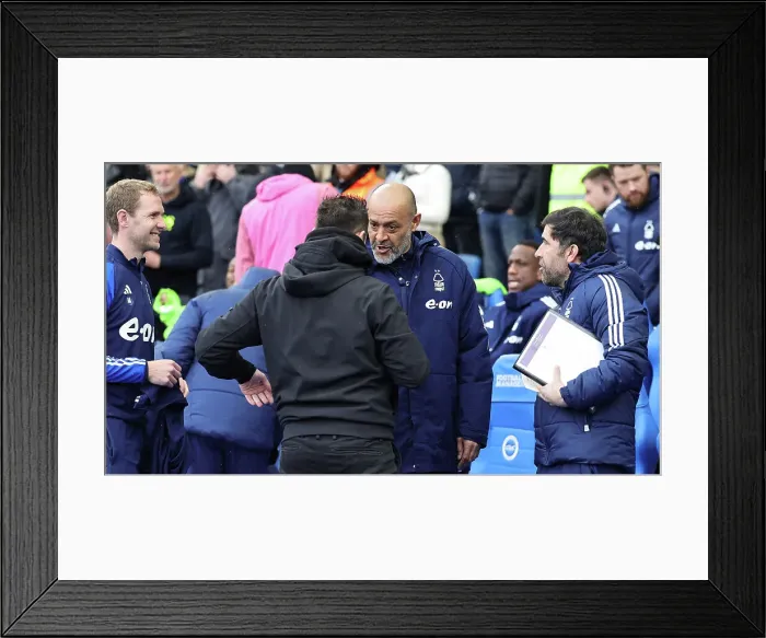 Framed Print : Brighton and Hove Albion v Nottingham Forest Premier League 10MAR24 Framed Print : Brighton and Hove Albion v Nottingham Forest Premier League 10MAR24