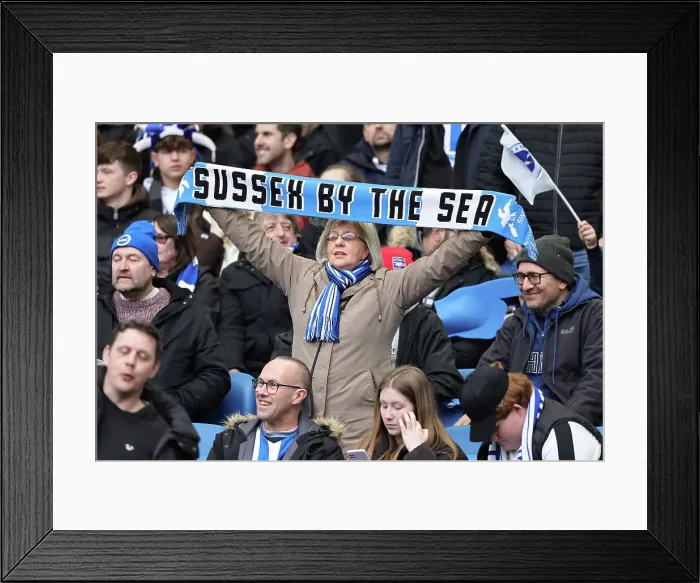 Framed Print : Brighton and Hove Albion v Nottingham Forest Premier League 10MAR24 Framed Print : Brighton and Hove Albion v Nottingham Forest Premier League 10MAR24