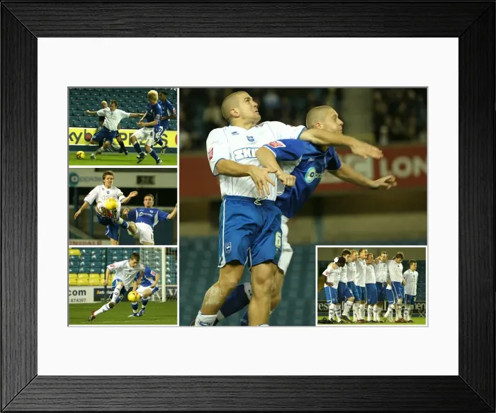 Framed Print : Millwall match action from the Quarter Final win at The New Den Framed Print : Millwall match action from the Quarter Final win at The New Den