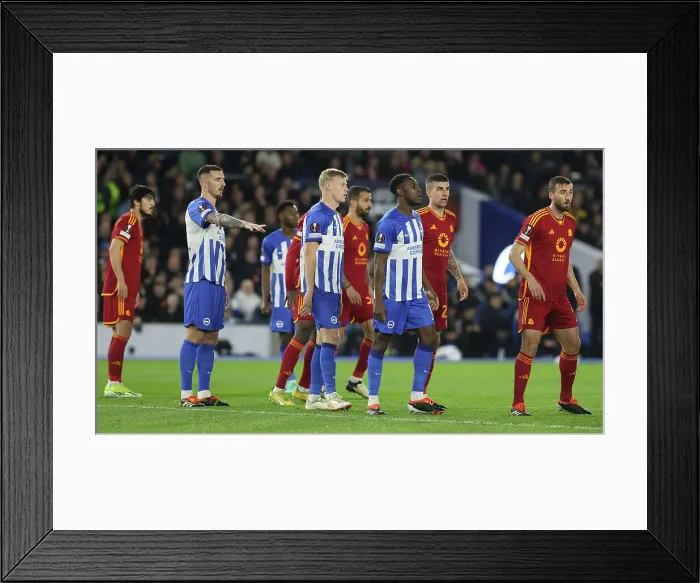 Framed Print : Brighton and Hove Albion v AS Roma Europa League - Round of 16, leg 2 of 2 14MAR24 Framed Print : Brighton and Hove Albion v AS Roma Europa League - Round of 16, leg 2 of 2 14MAR24
