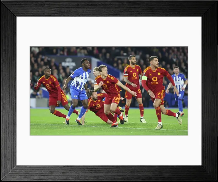 Framed Print : Brighton and Hove Albion v AS Roma Europa League - Round of 16, leg 2 of 2 14MAR24 Framed Print : Brighton and Hove Albion v AS Roma Europa League - Round of 16, leg 2 of 2 14MAR24
