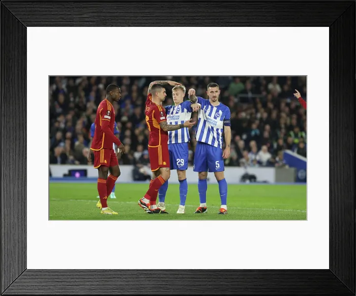 Framed Print : Brighton and Hove Albion v AS Roma Europa League - Round of 16, leg 2 of 2 14MAR24 Framed Print : Brighton and Hove Albion v AS Roma Europa League - Round of 16, leg 2 of 2 14MAR24