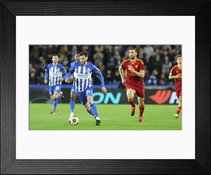 Framed Print : Brighton and Hove Albion v AS Roma Europa League - Round of 16, leg 2 of 2 14MAR24 Framed Print : Brighton and Hove Albion v AS Roma Europa League - Round of 16, leg 2 of 2 14MAR24