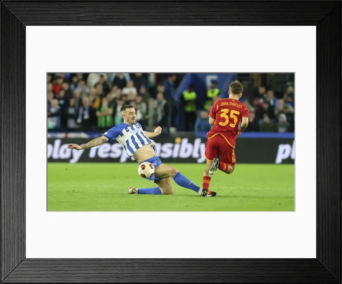 Framed Print : Brighton and Hove Albion v AS Roma Europa League - Round of 16, leg 2 of 2 14MAR24 Framed Print : Brighton and Hove Albion v AS Roma Europa League - Round of 16, leg 2 of 2 14MAR24