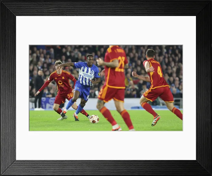 Framed Print : Brighton and Hove Albion v AS Roma Europa League - Round of 16, leg 2 of 2 14MAR24 Framed Print : Brighton and Hove Albion v AS Roma Europa League - Round of 16, leg 2 of 2 14MAR24