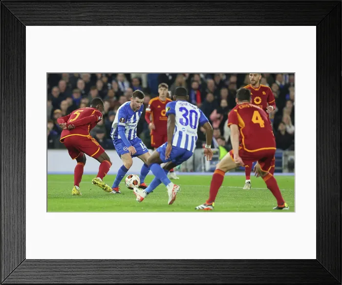 Framed Print : Brighton and Hove Albion v AS Roma Europa League - Round of 16, leg 2 of 2 14MAR24 Framed Print : Brighton and Hove Albion v AS Roma Europa League - Round of 16, leg 2 of 2 14MAR24