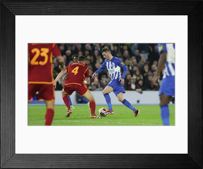 Framed Print : Brighton and Hove Albion v AS Roma Europa League - Round of 16, leg 2 of 2 14MAR24 Framed Print : Brighton and Hove Albion v AS Roma Europa League - Round of 16, leg 2 of 2 14MAR24