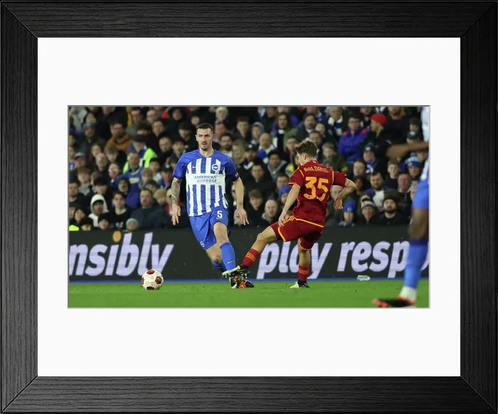 Framed Print : Brighton and Hove Albion v AS Roma Europa League - Round of 16, leg 2 of 2 14MAR24 Framed Print : Brighton and Hove Albion v AS Roma Europa League - Round of 16, leg 2 of 2 14MAR24