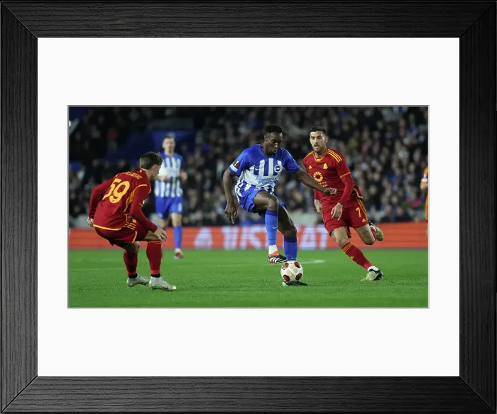 Framed Print : Brighton and Hove Albion v AS Roma Europa League - Round of 16, leg 2 of 2 14MAR24 Framed Print : Brighton and Hove Albion v AS Roma Europa League - Round of 16, leg 2 of 2 14MAR24