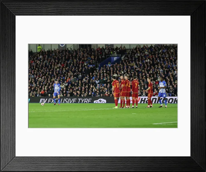 Framed Print : Brighton and Hove Albion v AS Roma Europa League - Round of 16, leg 2 of 2 14MAR24 Framed Print : Brighton and Hove Albion v AS Roma Europa League - Round of 16, leg 2 of 2 14MAR24