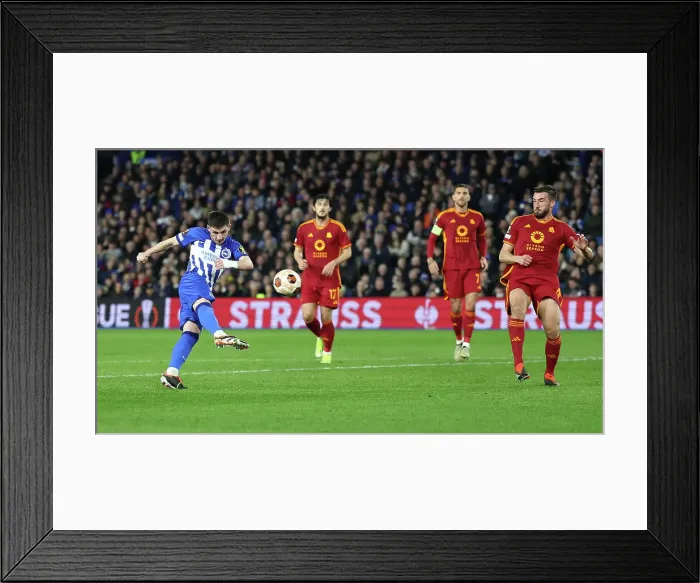 Framed Print : Brighton and Hove Albion v AS Roma Europa League - Round of 16, leg 2 of 2 14MAR24 Framed Print : Brighton and Hove Albion v AS Roma Europa League - Round of 16, leg 2 of 2 14MAR24