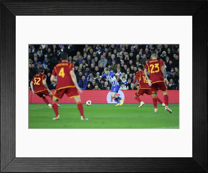 Framed Print : Brighton and Hove Albion v AS Roma Europa League - Round of 16, leg 2 of 2 14MAR24 Framed Print : Brighton and Hove Albion v AS Roma Europa League - Round of 16, leg 2 of 2 14MAR24