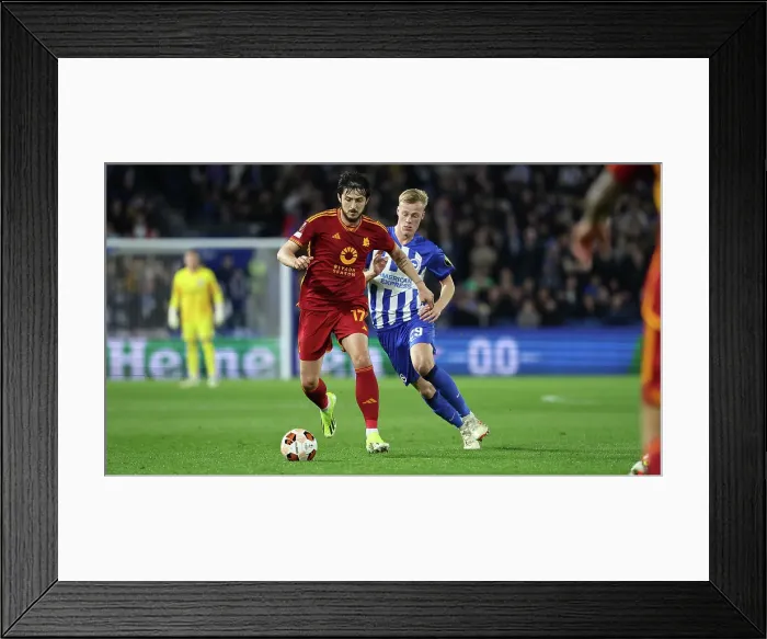 Framed Print : Brighton and Hove Albion v AS Roma Europa League - Round of 16, leg 2 of 2 14MAR24 Framed Print : Brighton and Hove Albion v AS Roma Europa League - Round of 16, leg 2 of 2 14MAR24