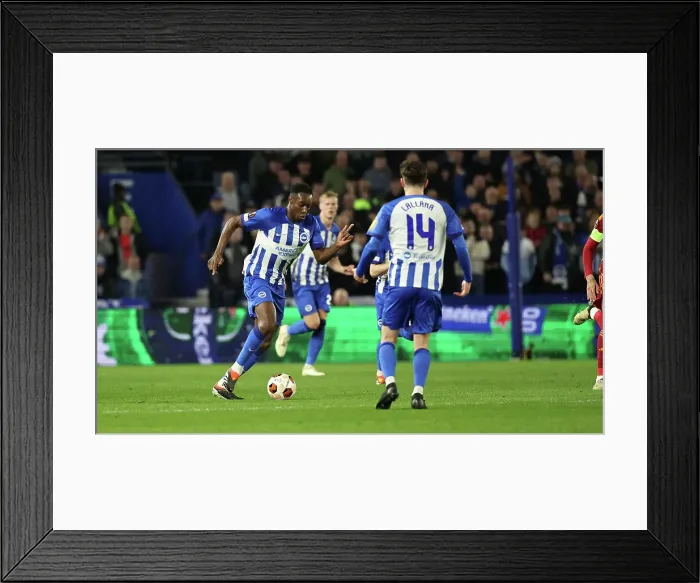 Framed Print : Brighton and Hove Albion v AS Roma Europa League - Round of 16, leg 2 of 2 14MAR24 Framed Print : Brighton and Hove Albion v AS Roma Europa League - Round of 16, leg 2 of 2 14MAR24