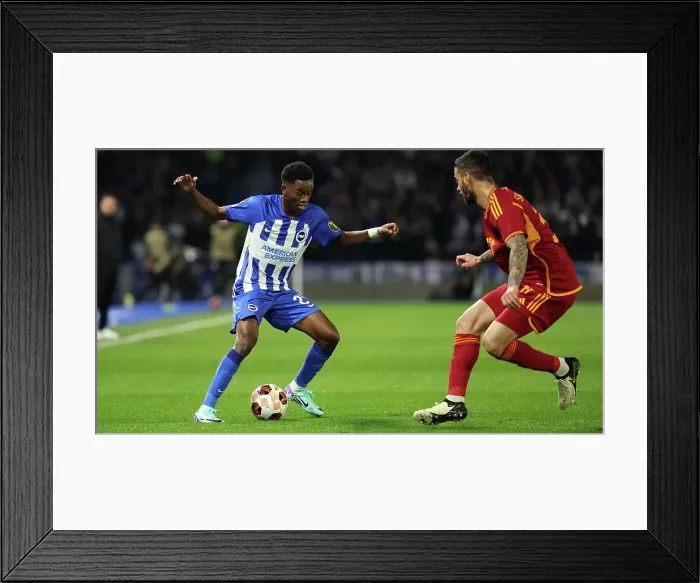 Framed Print : Brighton and Hove Albion v AS Roma Europa League - Round of 16, leg 2 of 2 14MAR24 Framed Print : Brighton and Hove Albion v AS Roma Europa League - Round of 16, leg 2 of 2 14MAR24