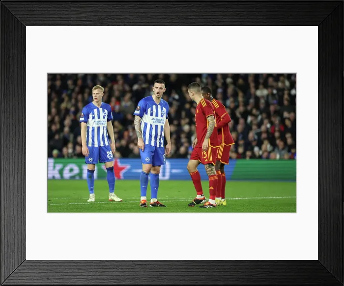 Framed Print : Brighton and Hove Albion v AS Roma Europa League - Round of 16, leg 2 of 2 14MAR24 Framed Print : Brighton and Hove Albion v AS Roma Europa League - Round of 16, leg 2 of 2 14MAR24