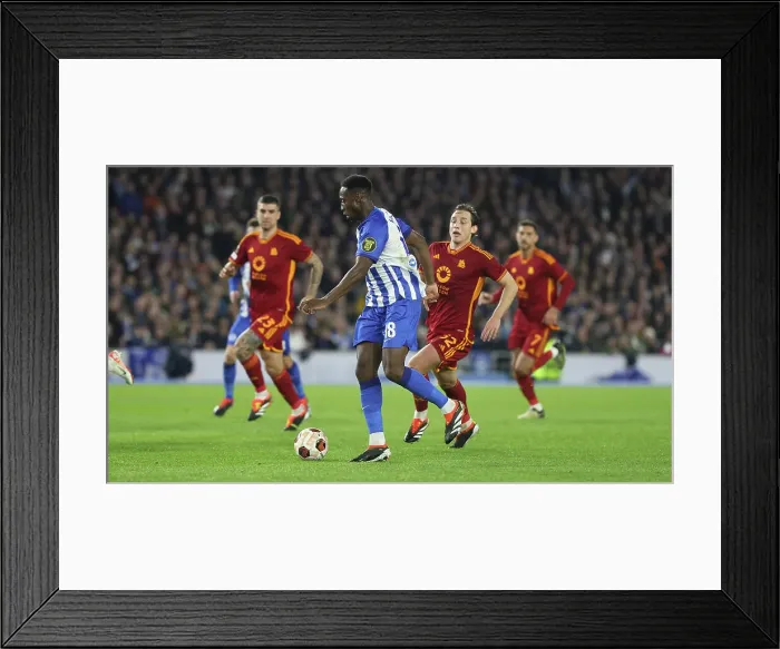 Framed Print : Brighton and Hove Albion v AS Roma Europa League - Round of 16, leg 2 of 2 14MAR24 Framed Print : Brighton and Hove Albion v AS Roma Europa League - Round of 16, leg 2 of 2 14MAR24
