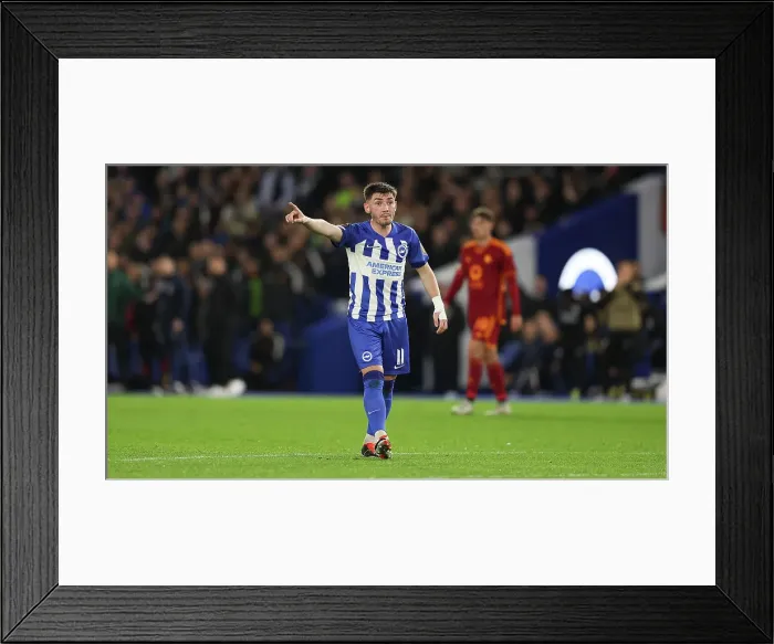 Framed Print : Brighton and Hove Albion v AS Roma Europa League - Round of 16, leg 2 of 2 14MAR24 Framed Print : Brighton and Hove Albion v AS Roma Europa League - Round of 16, leg 2 of 2 14MAR24