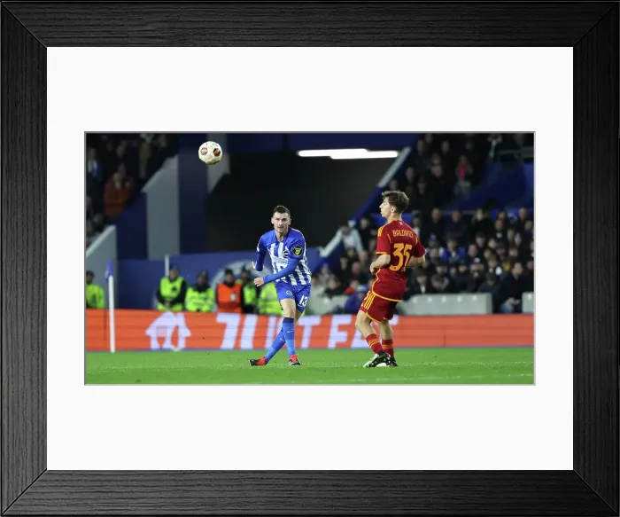 Framed Print : Brighton and Hove Albion v AS Roma Europa League - Round of 16, leg 2 of 2 14MAR24 Framed Print : Brighton and Hove Albion v AS Roma Europa League - Round of 16, leg 2 of 2 14MAR24