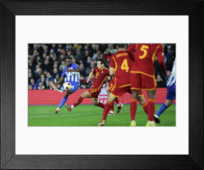 Framed Print : Brighton and Hove Albion v AS Roma Europa League - Round of 16, leg 2 of 2 14MAR24 Framed Print : Brighton and Hove Albion v AS Roma Europa League - Round of 16, leg 2 of 2 14MAR24