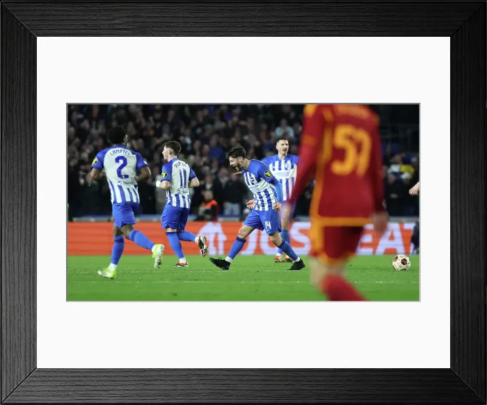 Framed Print : Brighton and Hove Albion v AS Roma Europa League - Round of 16, leg 2 of 2 14MAR24 Framed Print : Brighton and Hove Albion v AS Roma Europa League - Round of 16, leg 2 of 2 14MAR24