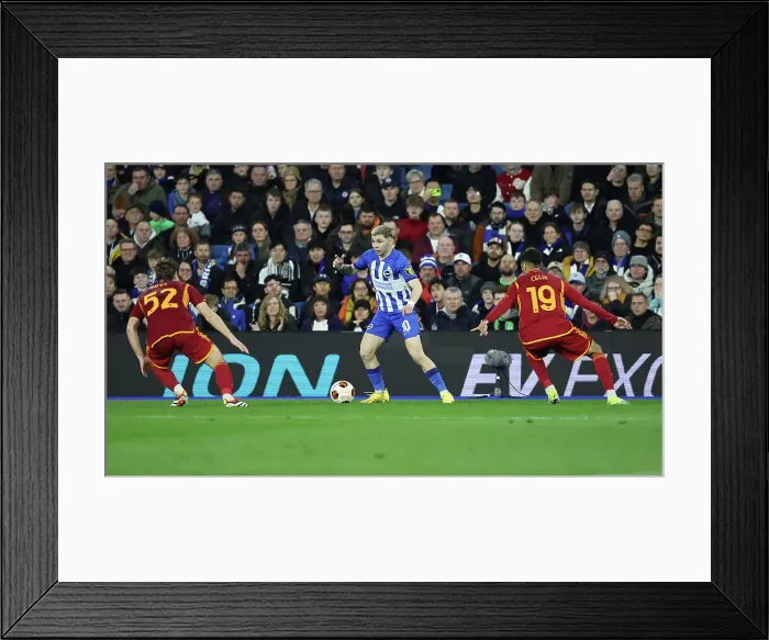Framed Print : Brighton and Hove Albion v AS Roma Europa League - Round of 16, leg 2 of 2 14MAR24 Framed Print : Brighton and Hove Albion v AS Roma Europa League - Round of 16, leg 2 of 2 14MAR24