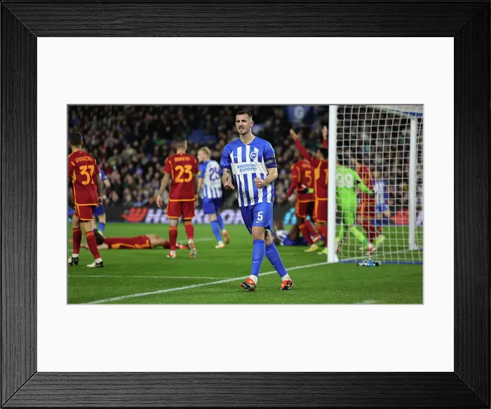 Framed Print : Brighton and Hove Albion v AS Roma Europa League - Round of 16, leg 2 of 2 14MAR24 Framed Print : Brighton and Hove Albion v AS Roma Europa League - Round of 16, leg 2 of 2 14MAR24