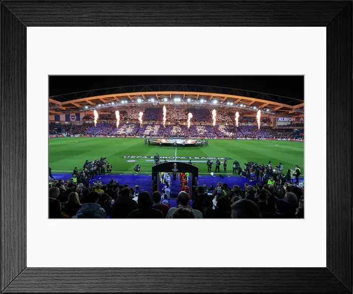 Framed Print : Brighton and Hove Albion v AS Roma Europa League - Round of 16, leg 2 of 2 14MAR24 Framed Print : Brighton and Hove Albion v AS Roma Europa League - Round of 16, leg 2 of 2 14MAR24