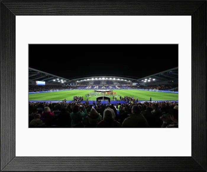 Framed Print : Brighton and Hove Albion v AS Roma Europa League - Round of 16, leg 2 of 2 14MAR24 Framed Print : Brighton and Hove Albion v AS Roma Europa League - Round of 16, leg 2 of 2 14MAR24