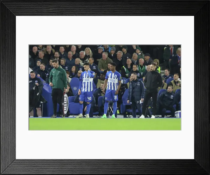 Framed Print : Brighton and Hove Albion v AS Roma Europa League - Round of 16, leg 2 of 2 14MAR24 Framed Print : Brighton and Hove Albion v AS Roma Europa League - Round of 16, leg 2 of 2 14MAR24